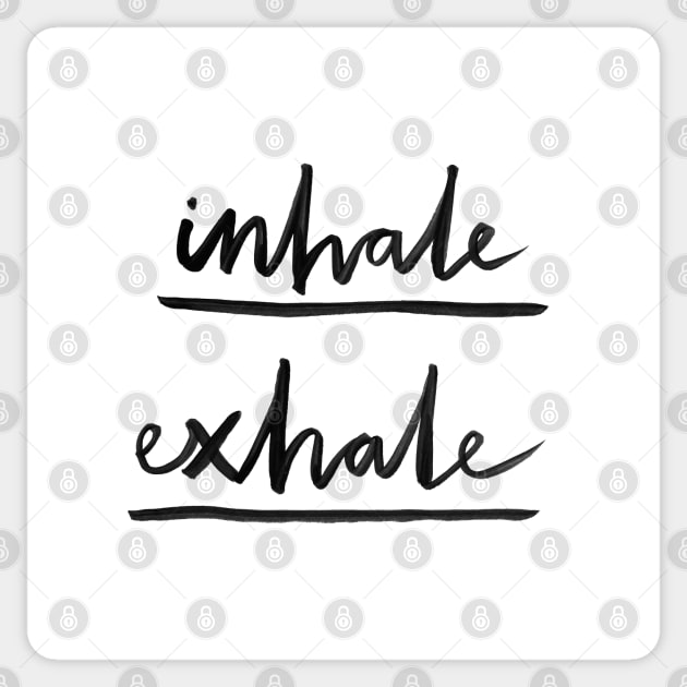 Inhale Exhale Sticker by Me And The Moon